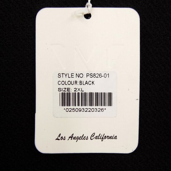 White Mark Fit & Flare sleeveless Dress Size 2XL Black - Picture 4 of 5